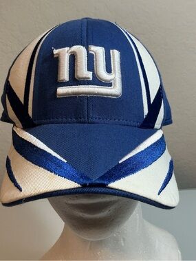 Reebok NFL Team Apparel New York Giants Adjustable Strapback Hat Royal Blue